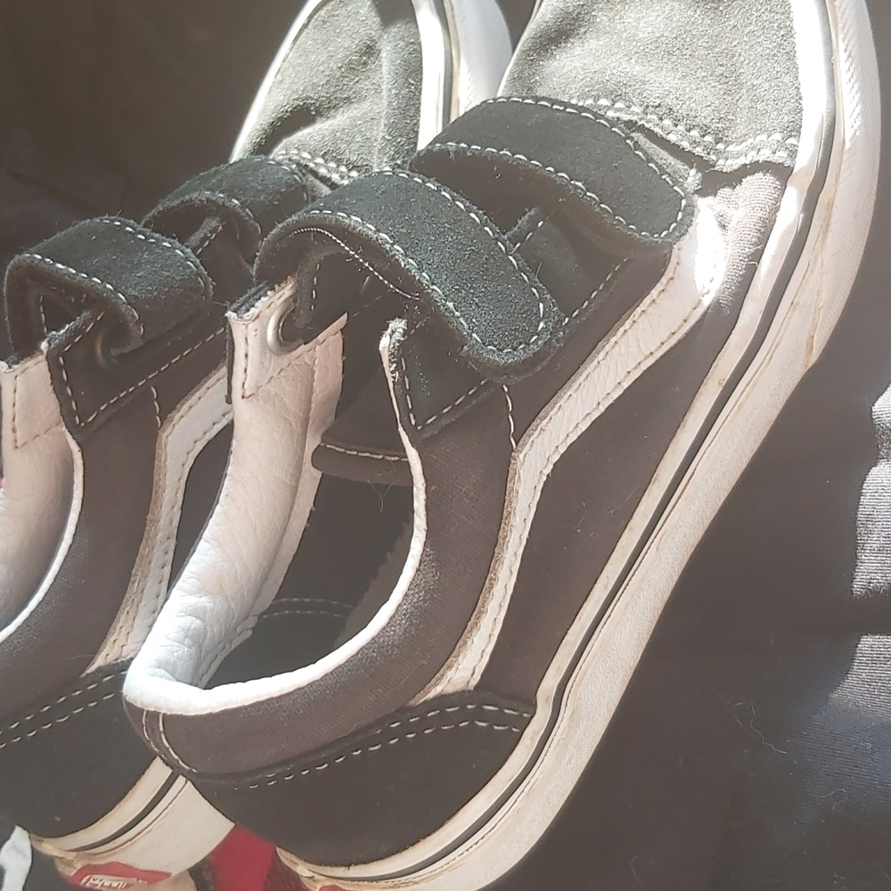 Low top suede velcro Van's classic Old Skool V